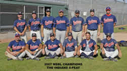 2007 National Division Champions - Indians